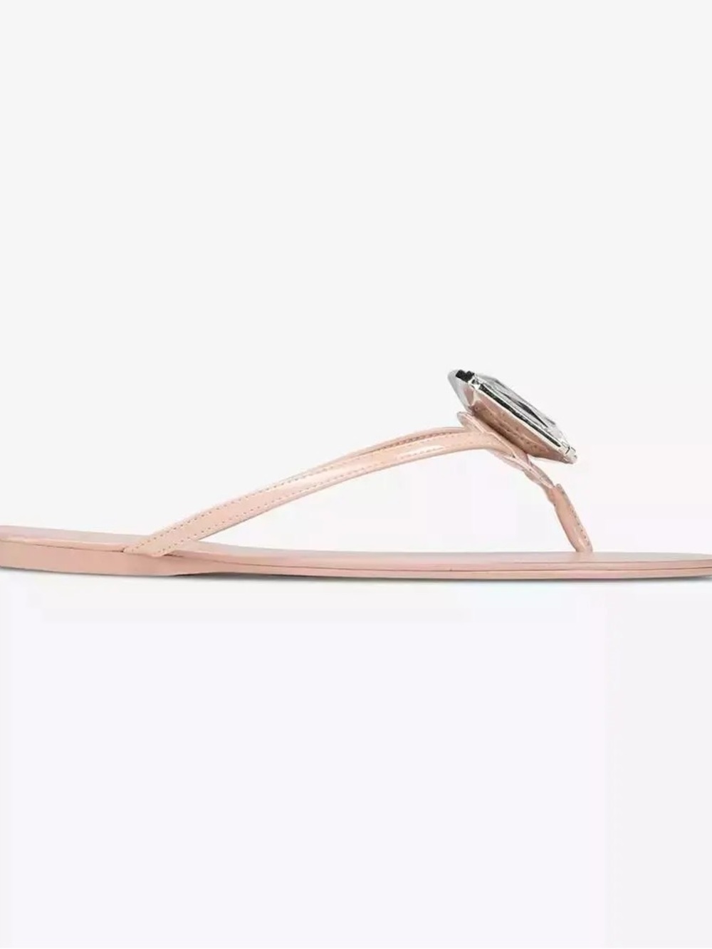 Aminah Abdul Women’s Blush Jewel Thong Sandal - Picture 2 of 6